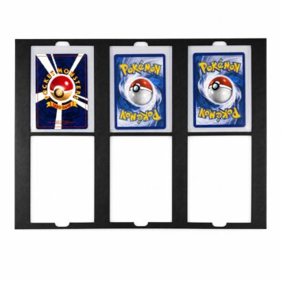 TopDock template holding toploaded cards